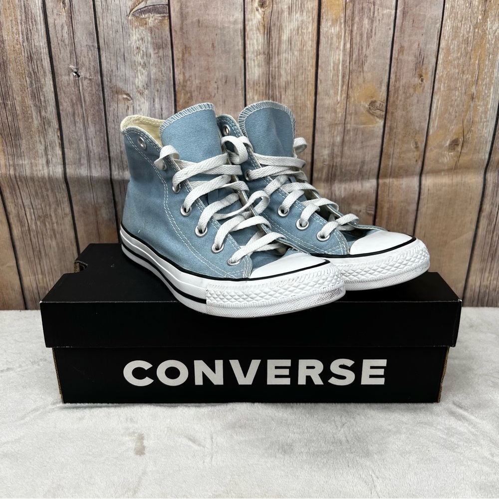 Converse All Star High Top Blue Washed Denim Unisex Box Included